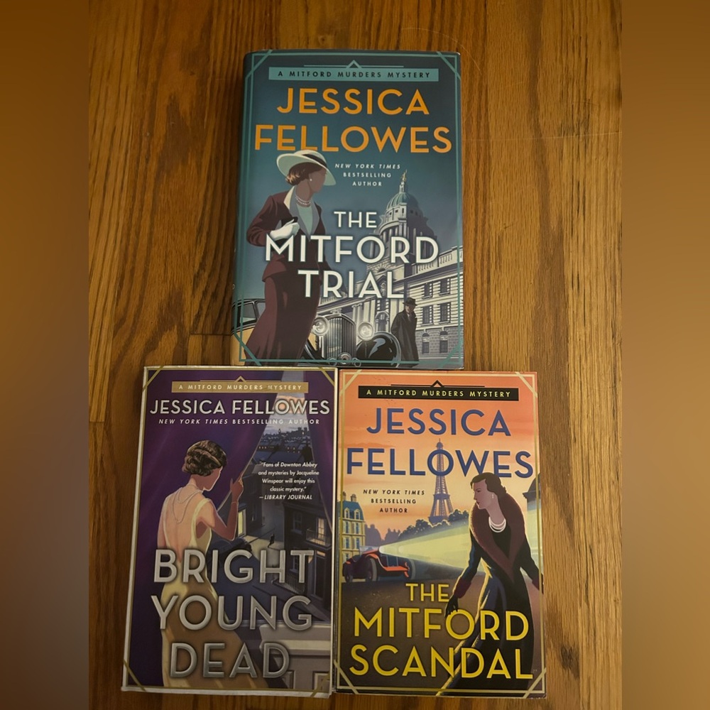 Lot of 3 Jessica Fellows « A Milford Murders Mystery » 2 Paperback, 1 Hardback